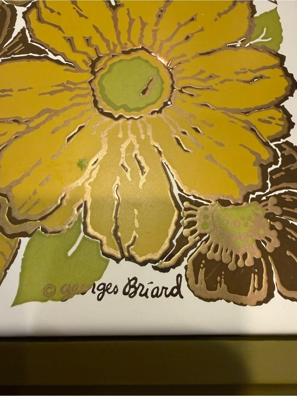 MCM Georges Briard Avocado Green Cocktail Serving Tray Set Tile Cheese Knife